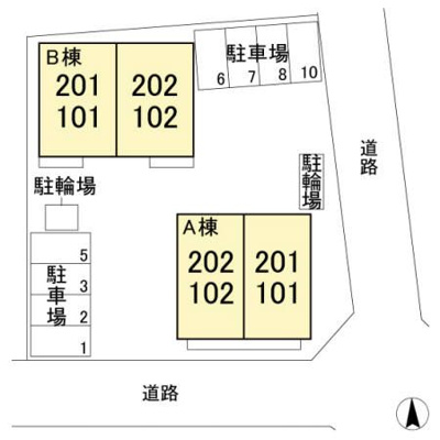 【区画図】 | ルピナス　参番館