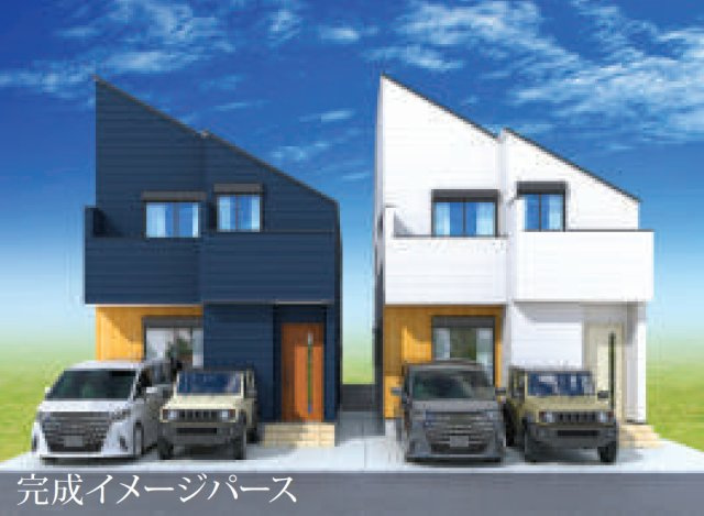 横浜市港北区高田東1丁目 新築戸建て【仲介手数料無料】カースペース2台
