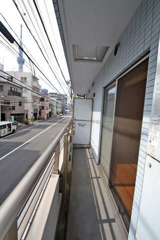ブランネージュのバルコニー