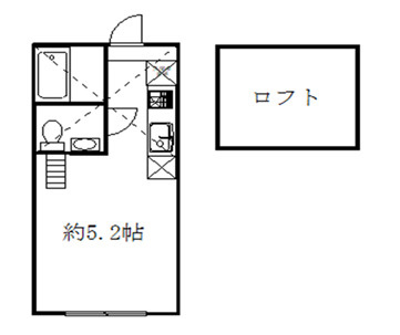 世田谷区桜１丁目のアパートの間取り