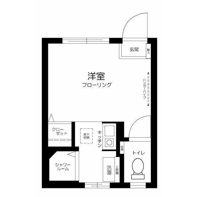 杉並区善福寺２丁目のアパートの間取り