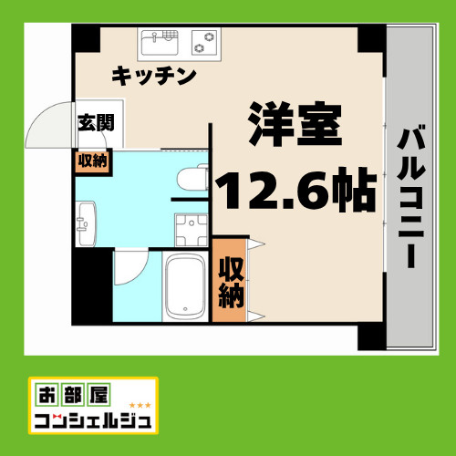 RAFFLE SHINSAKAEの間取り