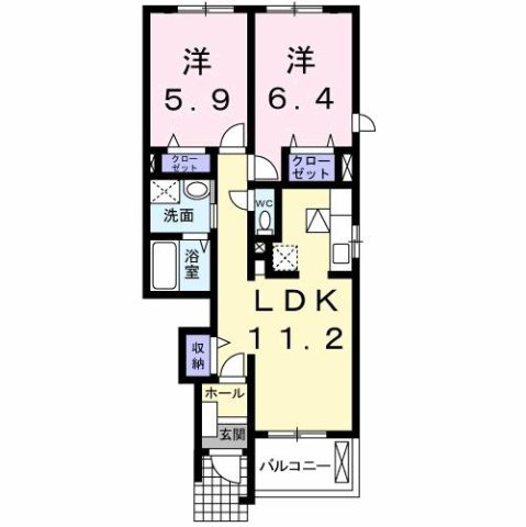 ノーブルブローテの間取り