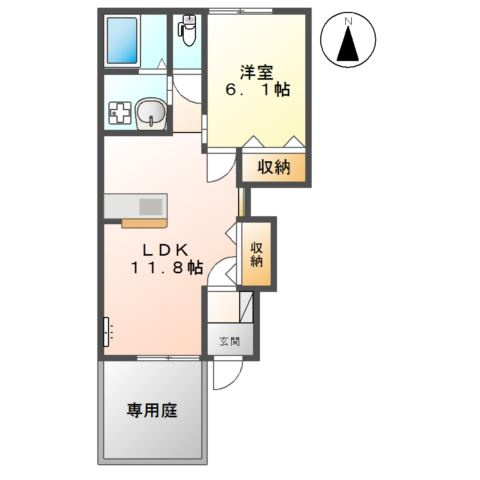 ナースリーイーストの間取り