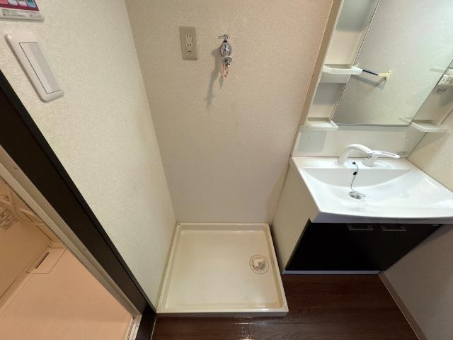 ベルグラースの洗面所|洗濯機置場