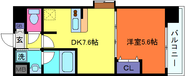 グランビュー六甲の間取り