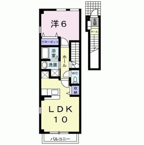 アヴニールⅠの間取り