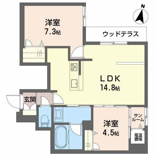 Ｄｒｅａｍｉｏ堀川小泉の間取り