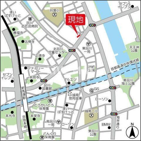 【地図】Daffitto天王洲