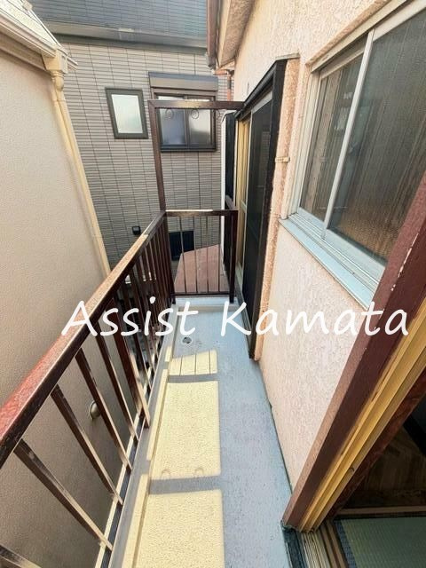 大田区北糀谷貸家(1-8-6)のバルコニー