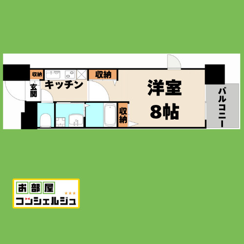 パルティール金山アネックスの間取り