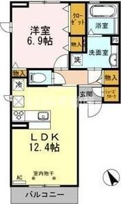 プランドール加納の間取り