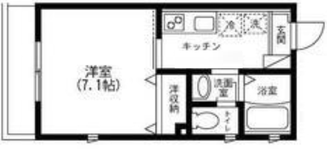 カサート駒込の間取り|間取りです。