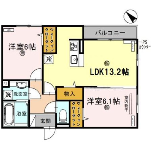 【間取り】 | トリシア クレール