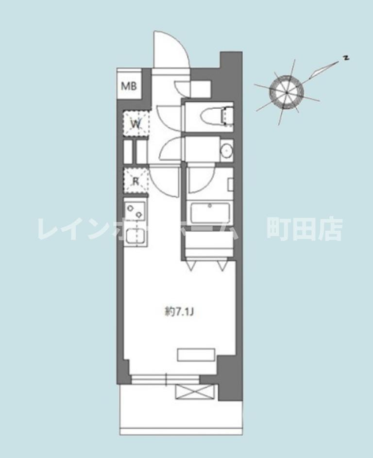 デュオステージ海老名2※初期費用分割後払いサービス利用可能物件の間取り