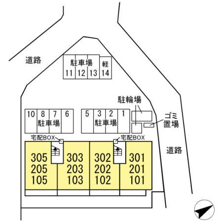 レンヌの区画図