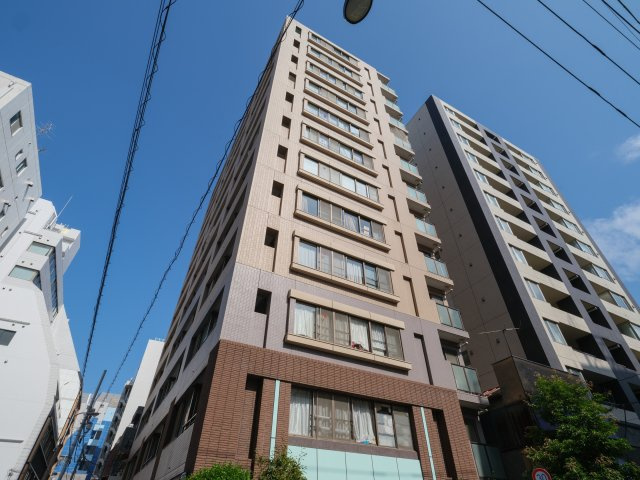 プラハ東京八丁堀の外観|プラハ東京八丁堀３階部分のお部屋は通常仲介手数料４５１万４４００円→０円！さらにキャッシュバック３６万円にて即日現地案内可能です！
