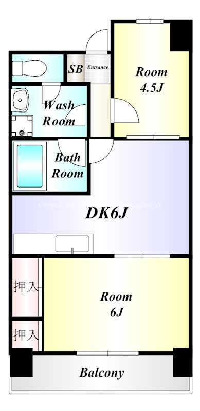 アベニュー21の間取り