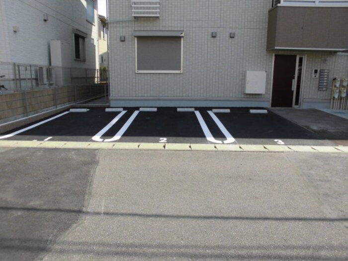 フルールおおたかの森の駐車場
