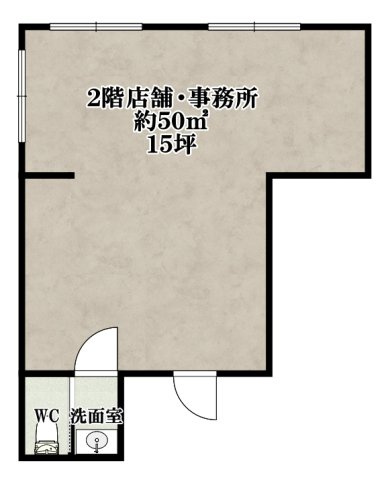 中野貸店舗の間取り