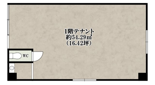 鷹合1丁目店舗・事務所の間取り