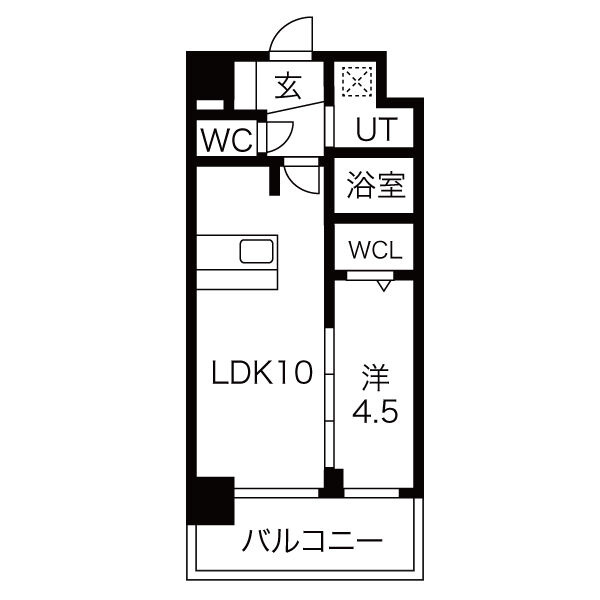 プレデコート西京極の間取り