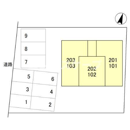 ソレーユM　Ⅰの区画図|高崎、前橋のお部屋探しはエンドスケープまで！お客様の理想お聞かせ下さい♪