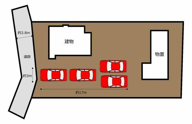 富士市鵜無ケ淵の中古一戸建|区画図