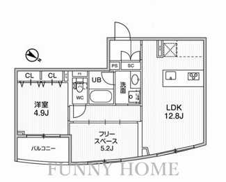 【間取り】 | ＧｒａｎＤｕｏ中目黒４