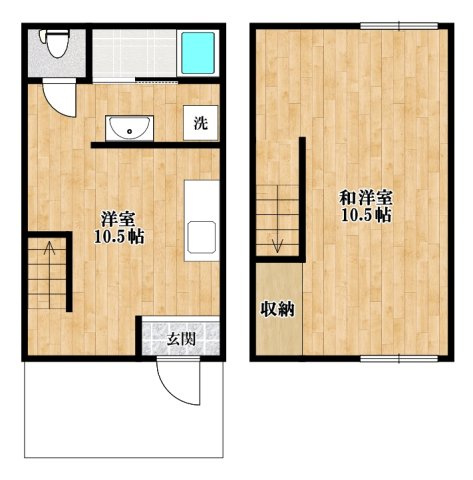 CASA松原東新町の間取り