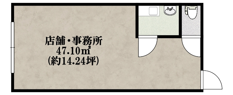 喜連共同ビルの間取り