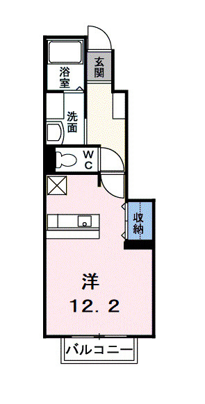 優翔（ゆうしょう）　　　刈谷市近郊の賃貸はクラスホームの間取り