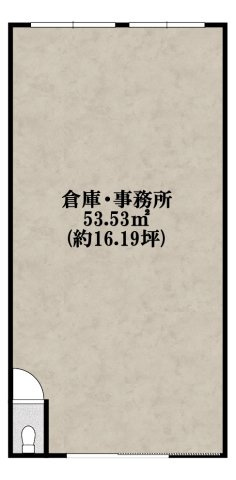 八尾高美町倉庫の間取り