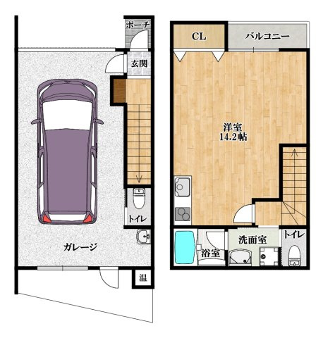 ローズドゥブーケの間取り