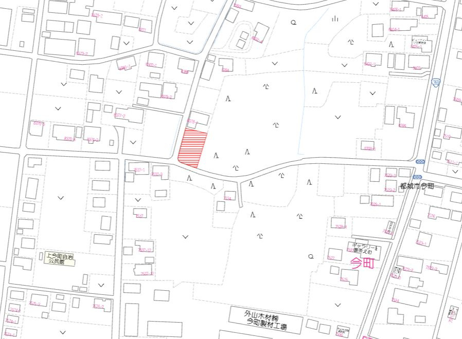 土地：今町8378-3の土地図