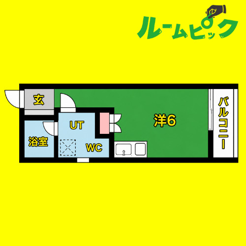 Precher 浄心　名古屋市賃貸　仲介手数料無料の間取り
