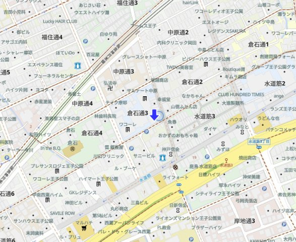 ワコーレ王子公園ステーションスターズの地図