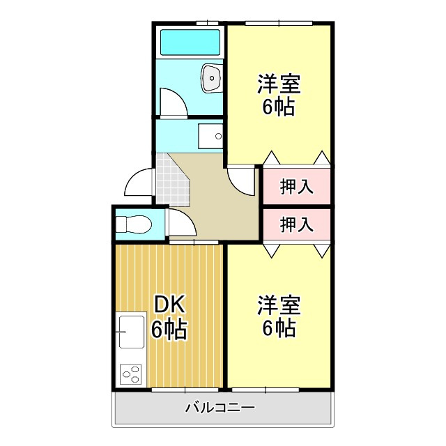 第一平野ハイツの間取り