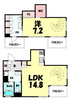 【間取り】 | エルトスト神戸