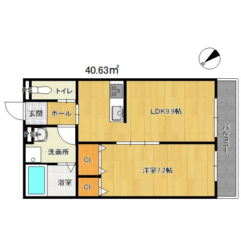 【間取り】 | ベルメゾンFⅠ