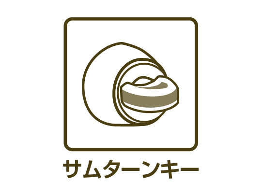ハートフルタウン　江南市草井町南　全1区画分譲の玄関|玄関ドアの鍵はディンプルキーと内側はサムターンキーになっており防犯性の高い仕様になっています。