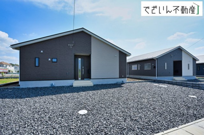 【前面道路含む現地写真】 | CRADLE GARDEN加須市北下新井 第6　【平屋】新築住宅 | ≪1号棟≫
現地(2026年9月撮影)