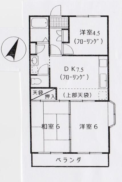 ディオール栄Ⅱの間取り