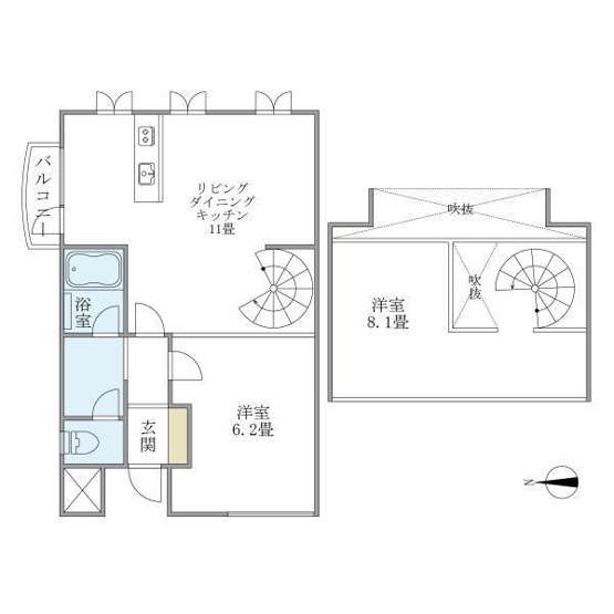【間取り】 | スカイフィールド国立