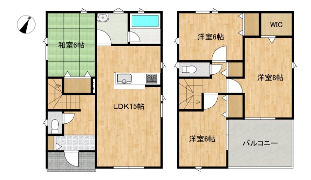 八戸市湊高台7丁目 第9-3号棟の間取り