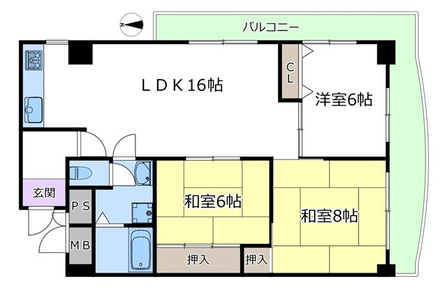 【間取り】 | 北千里アーバンライフ | エイブルにて取扱い可能な住宅ローンは、全部で10種類以上！お客様にピッタリの住宅ローンを当社のFPよりご案内させて頂きます。住宅ローンのご相談だけでも、お気軽にご相談下さいませ。