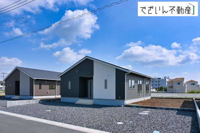 【外観】 | CRADLE GARDEN加須市北下新井 第6　【平屋】新築住宅 | ≪2号棟≫
現地(2026年9月撮影)