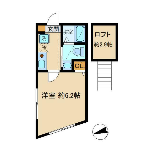 フローレンス若林の間取り