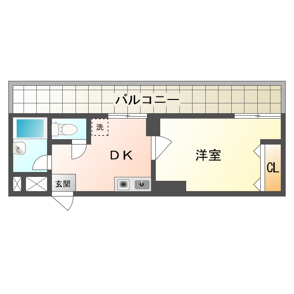 サニーパレス神陵台の間取り