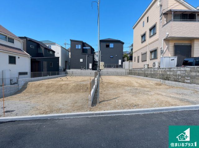 高槻市奥天神町　第1期　新築一戸建ての外観|現在の進捗状況です！順調に作業進行中、完成が待ち遠しいです！詳細の間取り等、お気軽にお問い合わせください！